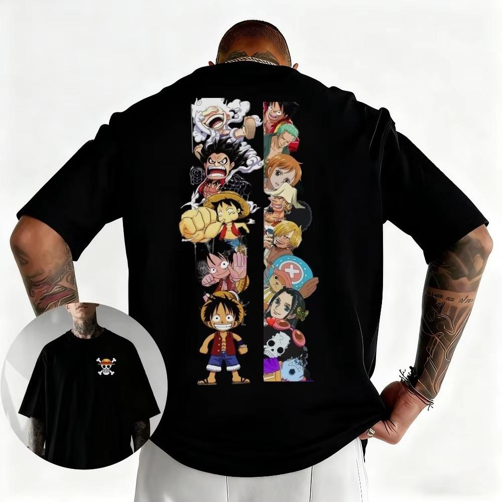 Unisex cotton Tshirt ONE PIECE Munch D Luffy 2026 summer new cartoon print loose parentchild short sleeve 4XL
Unisex cotton Tshirt ONE PIECE Munch D Luffy 2026 summer new cartoon print loose parentchild short sleeve 4XL