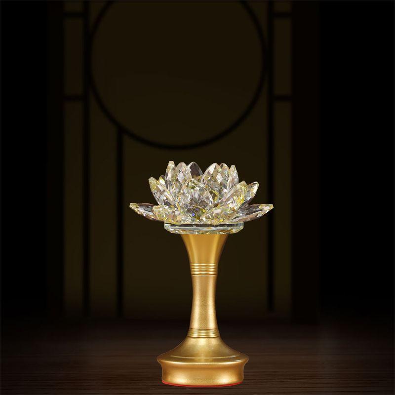 New rechargeable crystal lotus lamp Buddhist temple lighting lamp with LED lotus lamp lotus lamp long-lasting lamp
New rechargeable crystal lotus lamp Buddhist temple lighting lamp with LED lotus lamp lotus lamp long-lasting lamp