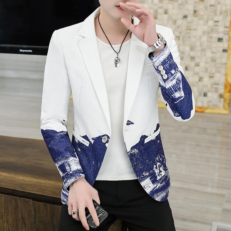 Men s Casual Lightweight Abstract Watercolor Print Notched Lapel Blazer M белый
Men s Casual Lightweight Abstract Watercolor Print Notched Lapel Blazer M белый
