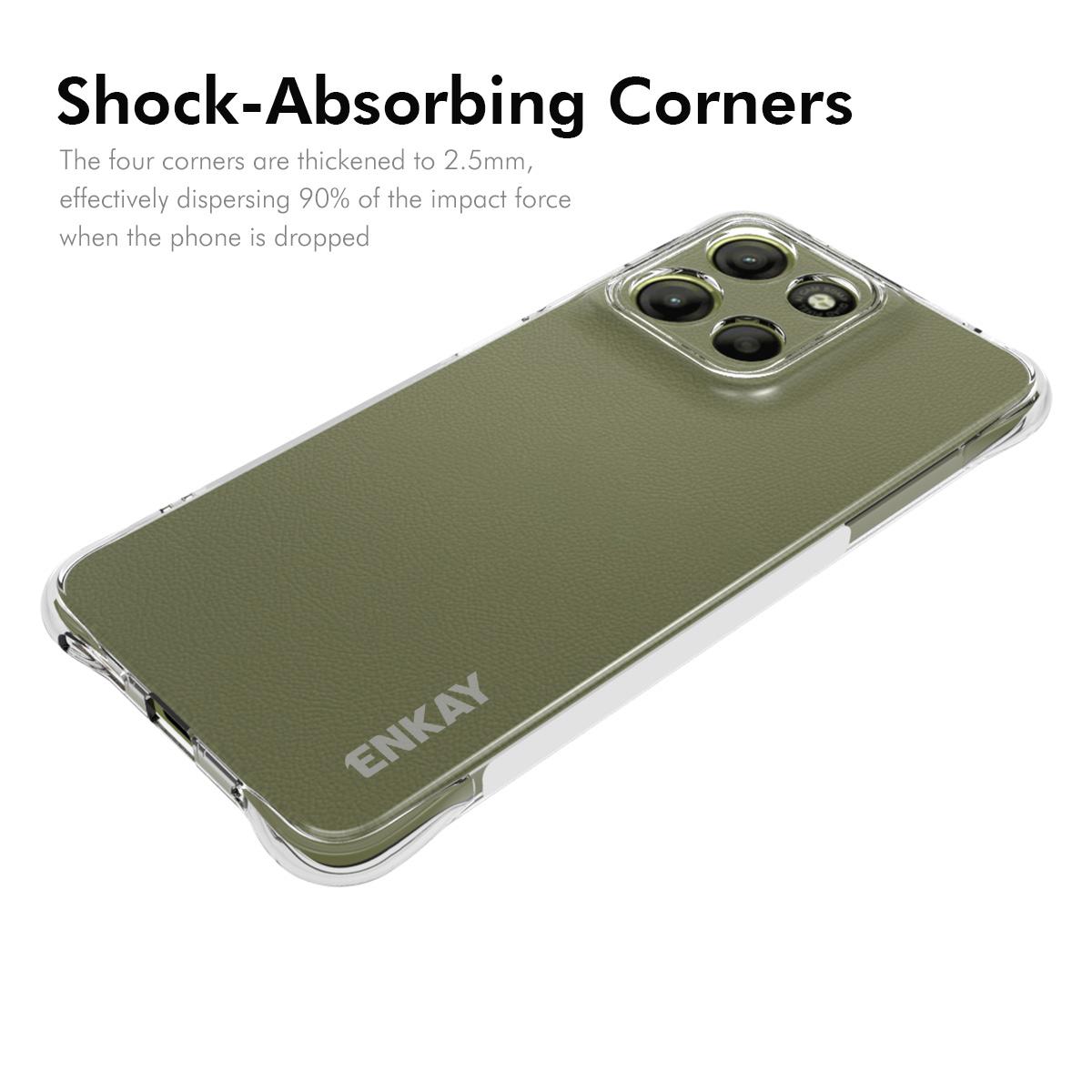 For Motorola Moto G15 4G Clear Phone Case ENKAY HAT PRINCE Shockproof Anti-slip TPU Cover Transparent
For Motorola Moto G15 4G Clear Phone Case ENKAY HAT PRINCE Shockproof Anti-slip TPU Cover Transparent