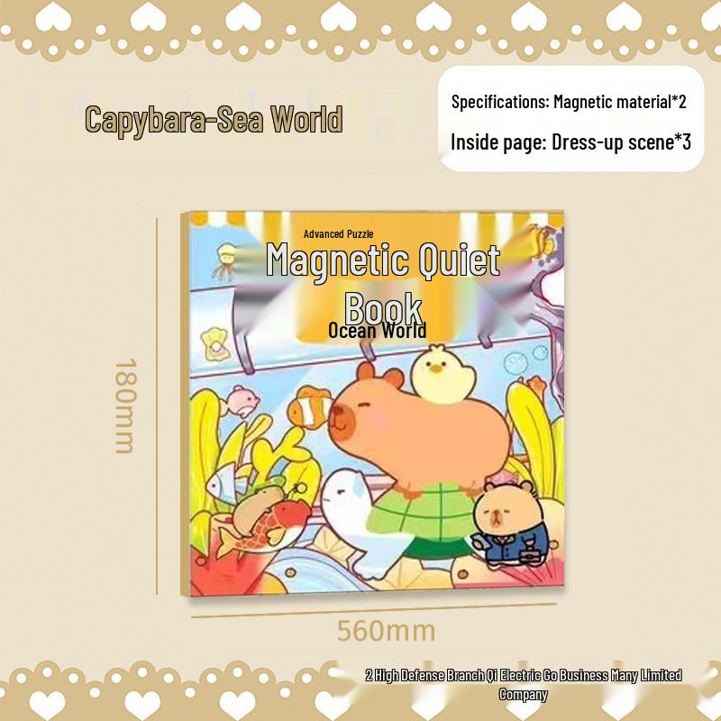 Sanrio Капибара Магнитная Тихая Книга Сделай Сам Детская Обучающая Игрушка Подарок
Sanrio Капибара Магнитная Тихая Книга Сделай Сам Детская Обучающая Игрушка Подарок