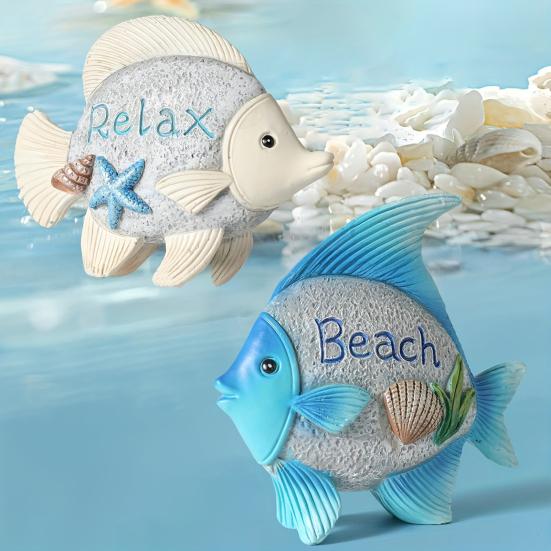 Fish Ornament Coastal Themed Room Beach House Nautical Collection Display Shelf Mold Resin Fish Statue синій
Fish Ornament Coastal Themed Room Beach House Nautical Collection Display Shelf Mold Resin Fish Statue синій