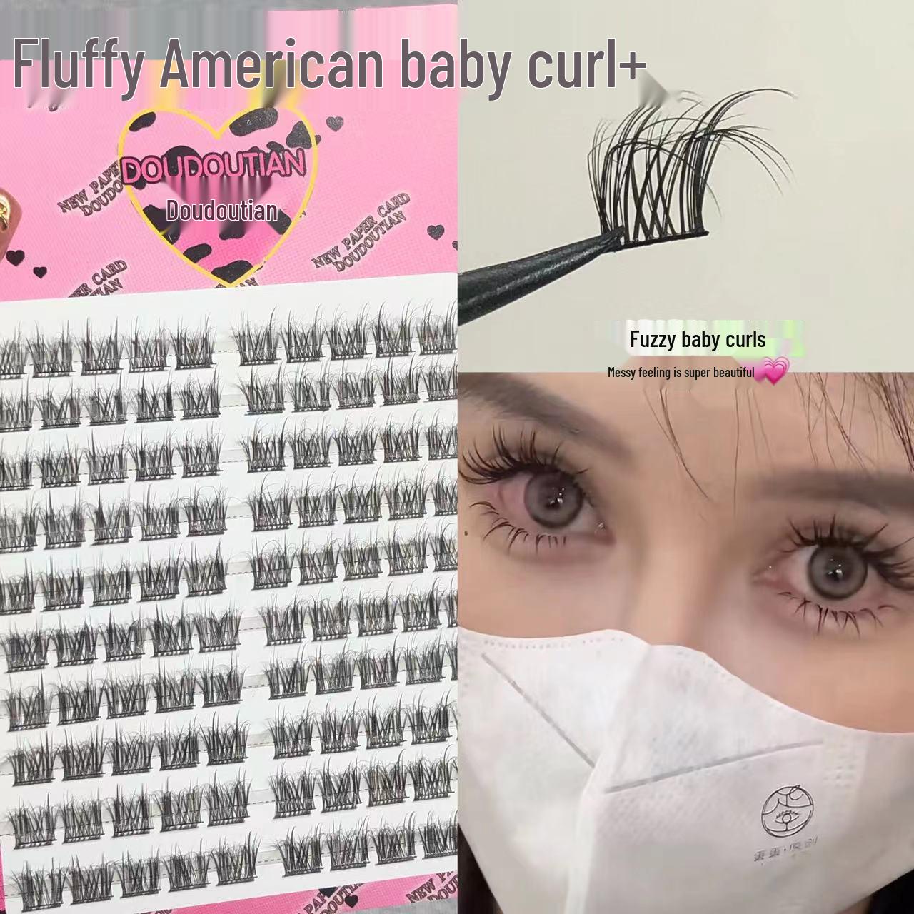 Sweet Fluffy Doudou 5D Mink-like Natural False Eyelashes - Lazy Three-Step Single Cluster
Sweet Fluffy Doudou 5D Mink-like Natural False Eyelashes - Lazy Three-Step Single Cluster