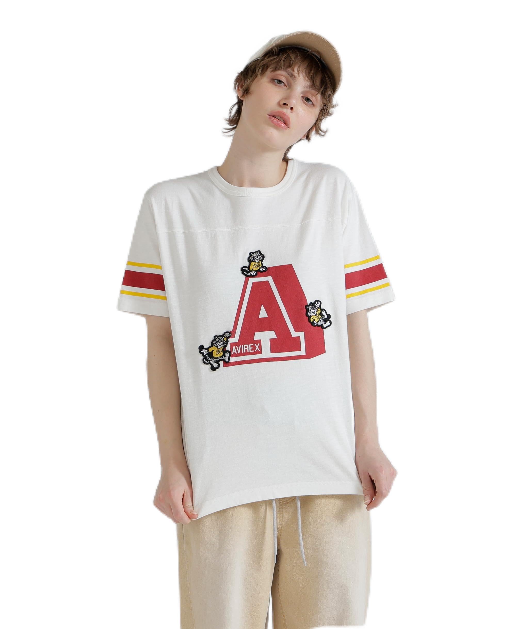 AVIREX NUMBERING TOM CAT T-SHIRT Ladies Short Sleeve Logo Topps F Size 030 white 783-6135603
AVIREX NUMBERING TOM CAT T-SHIRT Ladies Short Sleeve Logo Topps F Size 030 white 783-6135603