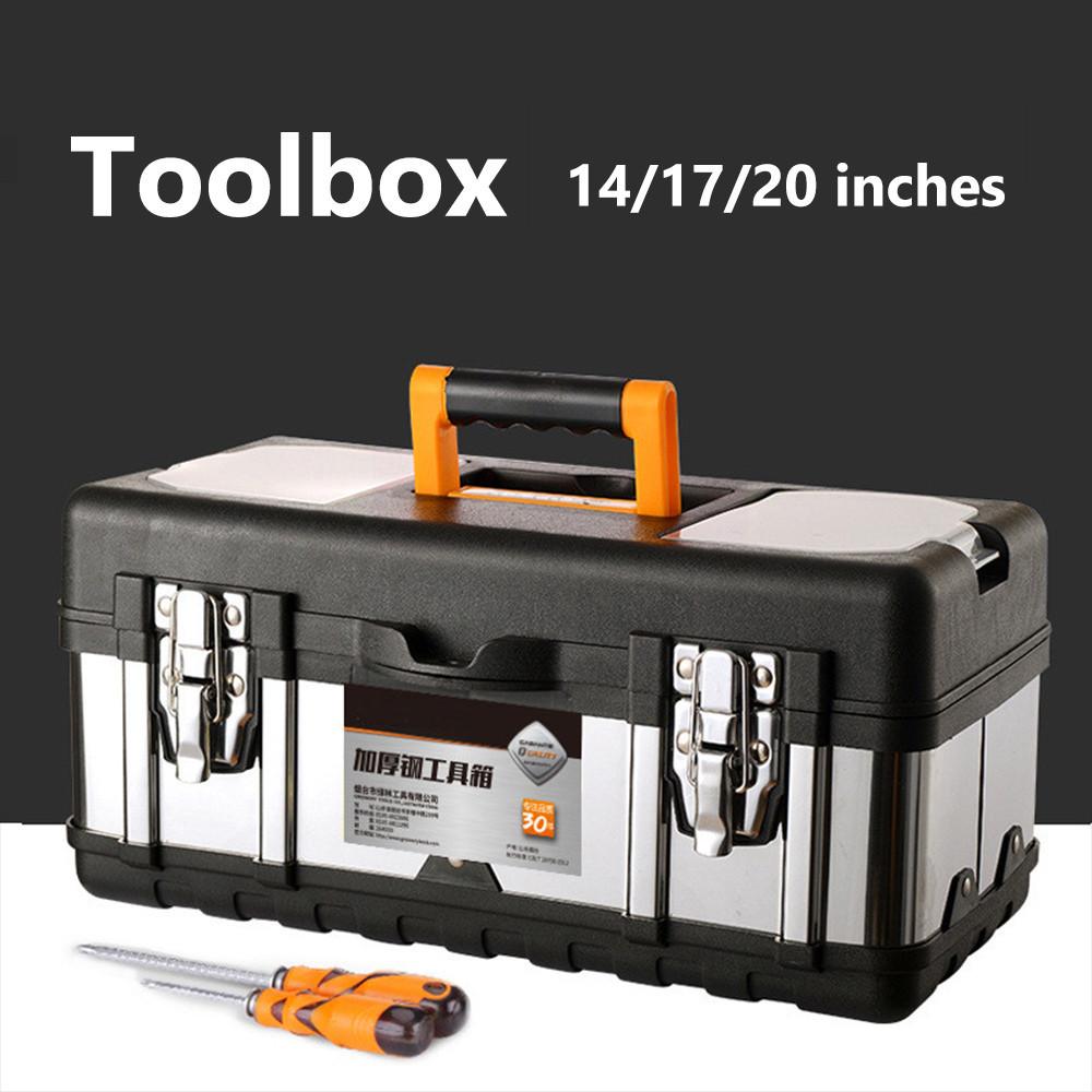 14/17/20 Inch New Double Layer Tools Storage Box with Handle Multifunctional Tool Multiple Specifications Portable Toolbox Organizer
14/17/20 Inch New Double Layer Tools Storage Box with Handle Multifunctional Tool Multiple Specifications Portable Toolbox Organizer