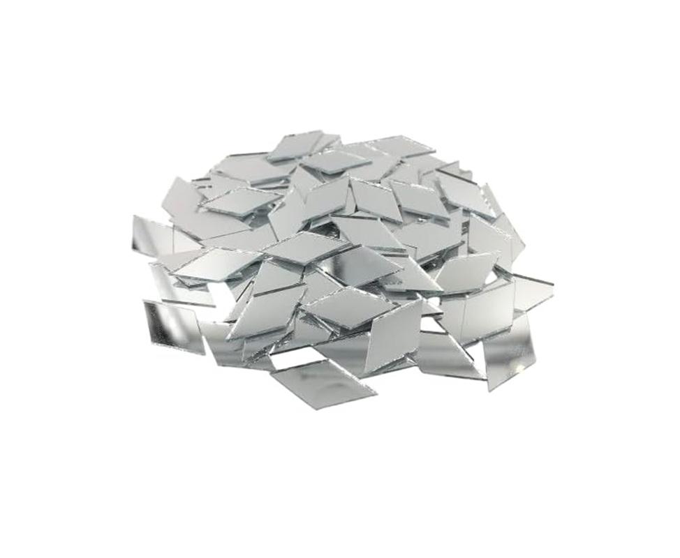 TreegoArt Mini Diamond Glass Mirrors for Embroidery Making Bracelet Jewelry, Embroidery Work, Art and Craft - 100 Pieces прозорий
TreegoArt Mini Diamond Glass Mirrors for Embroidery Making Bracelet Jewelry, Embroidery Work, Art and Craft - 100 Pieces прозорий