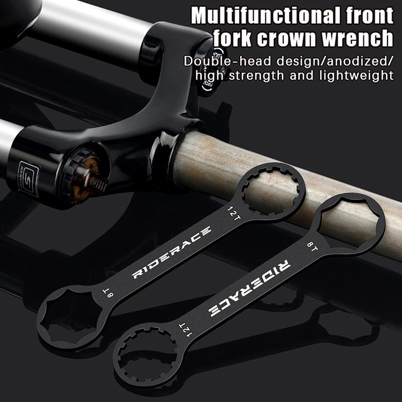Bicycle Front Fork Wrench Spanner For Mountain Bike Suspension Cap Removal Installation Tool Bicycle Repair Tool чорний
Bicycle Front Fork Wrench Spanner For Mountain Bike Suspension Cap Removal Installation Tool Bicycle Repair Tool чорний
