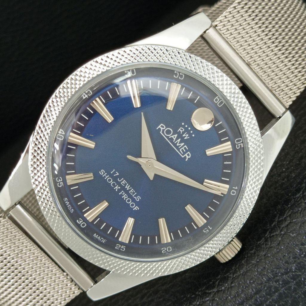 REFURBISHED VINTAGE HAND-WINDING SWISS MENS BLUE COLOR DIAL WATCH a707127-1
REFURBISHED VINTAGE HAND-WINDING SWISS MENS BLUE COLOR DIAL WATCH a707127-1