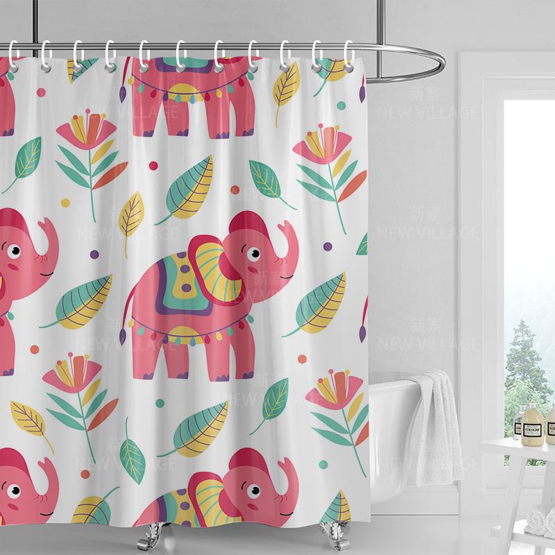 Home Shower Curtains Bathroom Decora Waterproof Fabric Non-Slip Bathmat Water Absorption Curtain Modern Nordic Simple Animal W60H190(CM)-1 Pcs
Home Shower Curtains Bathroom Decora Waterproof Fabric Non-Slip Bathmat Water Absorption Curtain Modern Nordic Simple Animal W60H190(CM)-1 Pcs