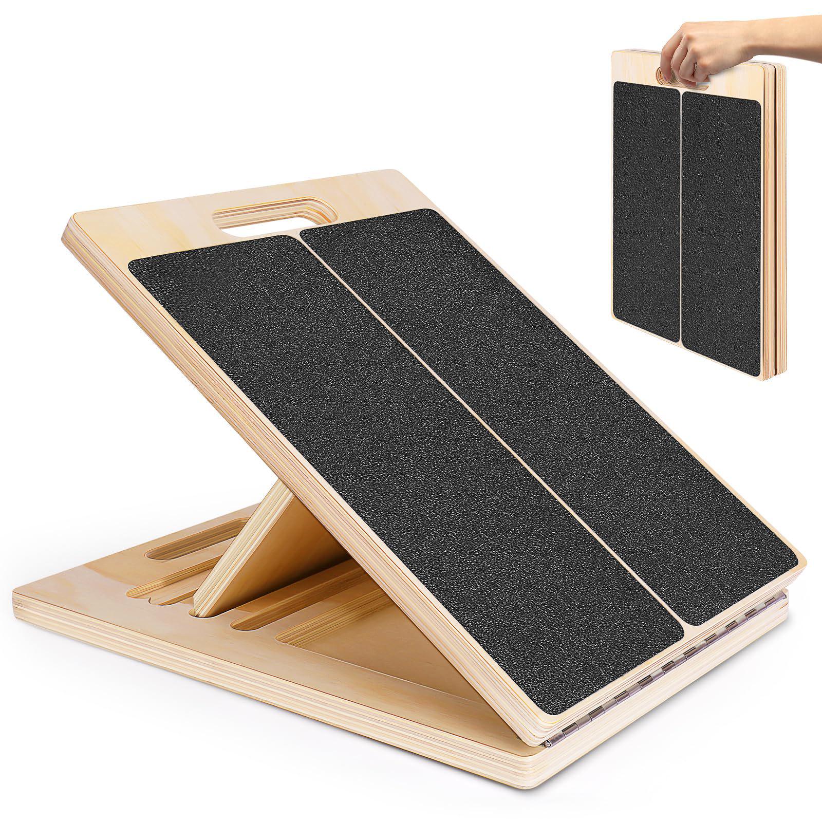 Adjustable Wooden Calf Stretching Board - Office Footrest & Yoga Leg Slimming Incline Board Picture Color
Adjustable Wooden Calf Stretching Board - Office Footrest & Yoga Leg Slimming Incline Board Picture Color