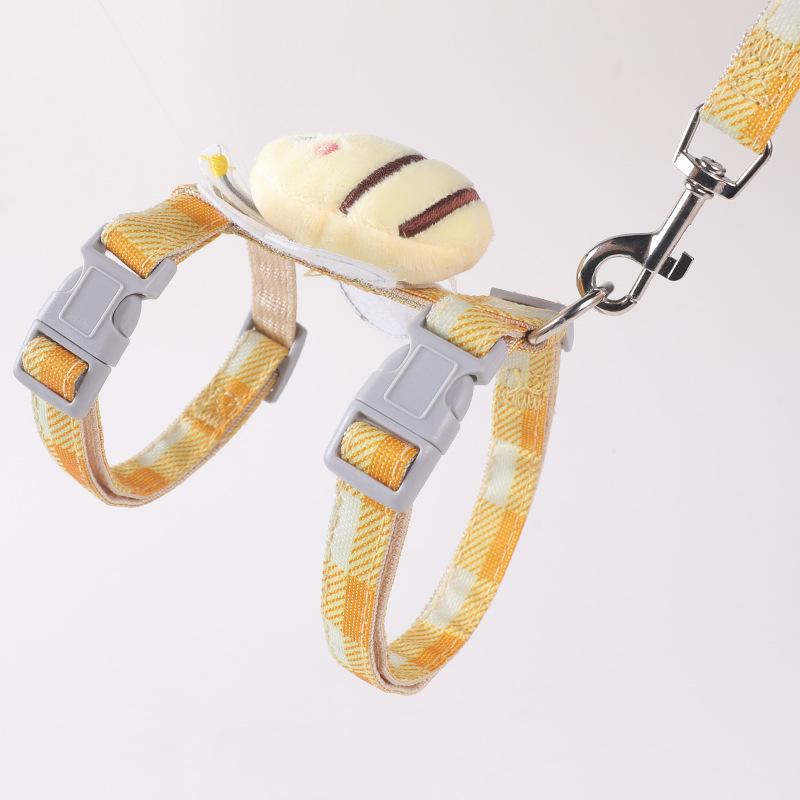 Breathable Cartoon Pet Harness & Leash for Cats and Small Dogs S (3-6 lbs)
Breathable Cartoon Pet Harness & Leash for Cats and Small Dogs S (3-6 lbs)