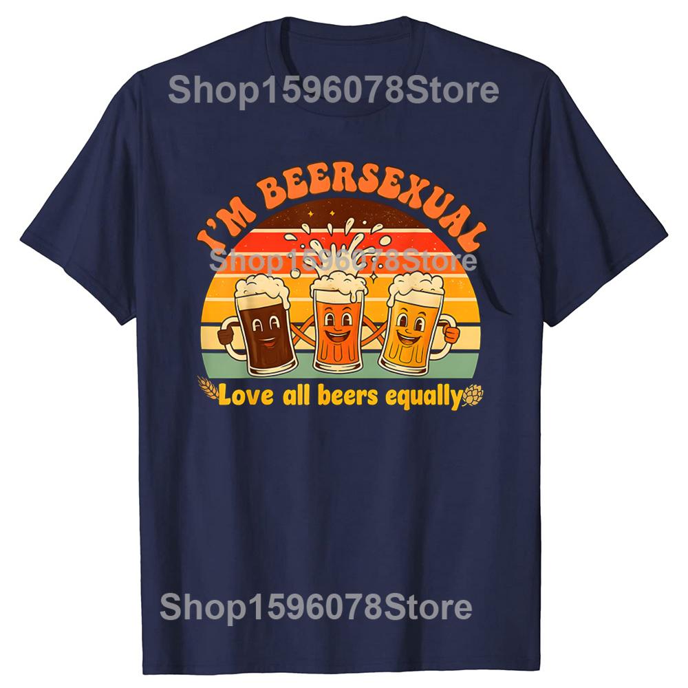 Im Beersexual Retro Funny Beer Lover Drinking T Shirts Humor Streetwear Tee Shirt Short Sleeve Unisex Loose Crewneck Clothing S
Im Beersexual Retro Funny Beer Lover Drinking T Shirts Humor Streetwear Tee Shirt Short Sleeve Unisex Loose Crewneck Clothing S