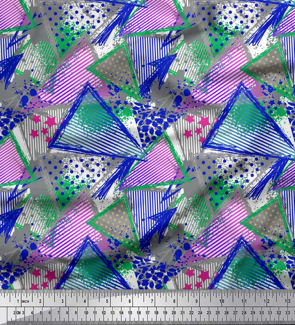 Тканина Soimoi Purple Японський креп-сатин Трикутник і мазок пензля Абстрактний декор Тканина з принтом метр 42 дюйма 42 Inch Wide - Poly Crepe синій
Тканина Soimoi Purple Японський креп-сатин Трикутник і мазок пензля Абстрактний декор Тканина з принтом метр 42 дюйма 42 Inch Wide - Poly Crepe синій