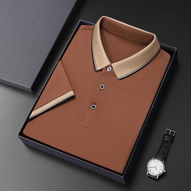 Bottom Shirt Men S Solid Color Polo Shirt Short-Sleeved Business Lapel T-Shirt Medium And Blue Half-Sleeved Top 4XL
Bottom Shirt Men S Solid Color Polo Shirt Short-Sleeved Business Lapel T-Shirt Medium And Blue Half-Sleeved Top 4XL