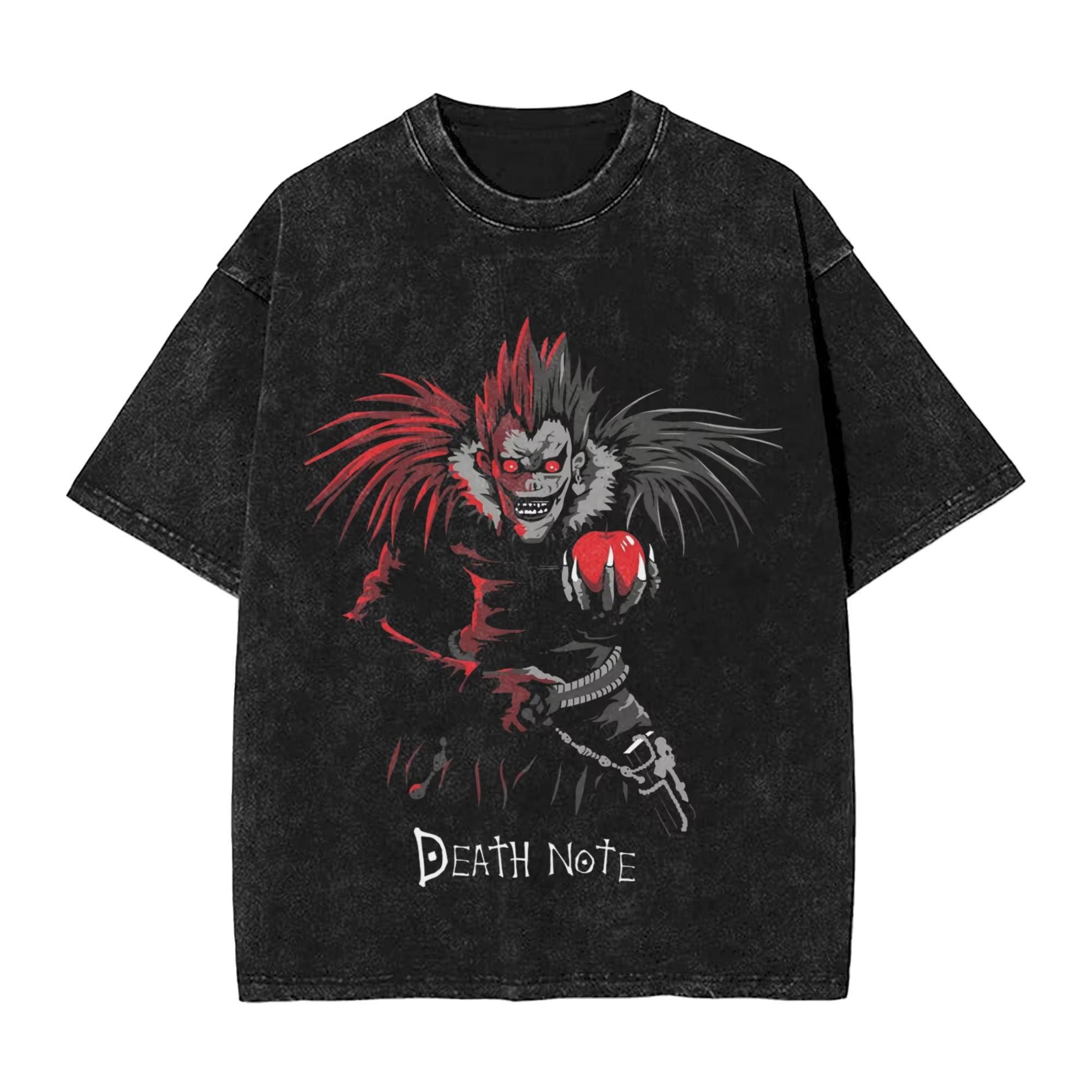 Men T Shirt Death Notes Washed T Shirts Fashion Summer Tees Aesthetic Loose Cotton Clothing Gift Idea S
Men T Shirt Death Notes Washed T Shirts Fashion Summer Tees Aesthetic Loose Cotton Clothing Gift Idea S