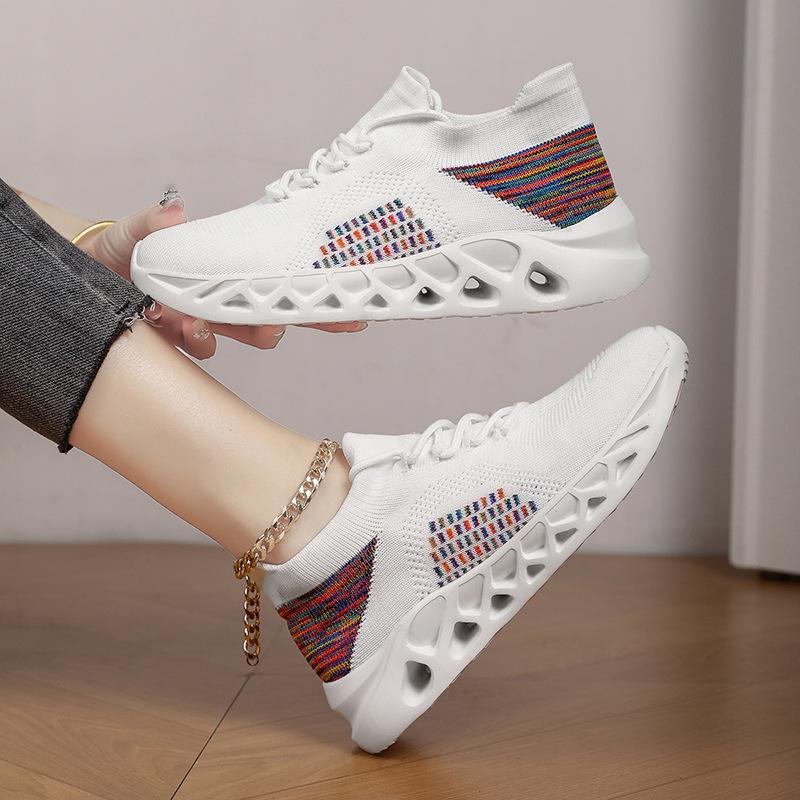 New breathable socks shoes fly-woven sports shoes casual couple male student hiking female 48 зелений
New breathable socks shoes fly-woven sports shoes casual couple male student hiking female 48 зелений