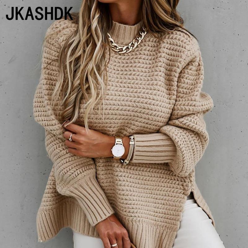 JKASHDK женские модные повседневные однотонные принты осень-зима с длинным рукавом наполовину водолазка свитера
JKASHDK женские модные повседневные однотонные принты осень-зима с длинным рукавом наполовину водолазка свитера
