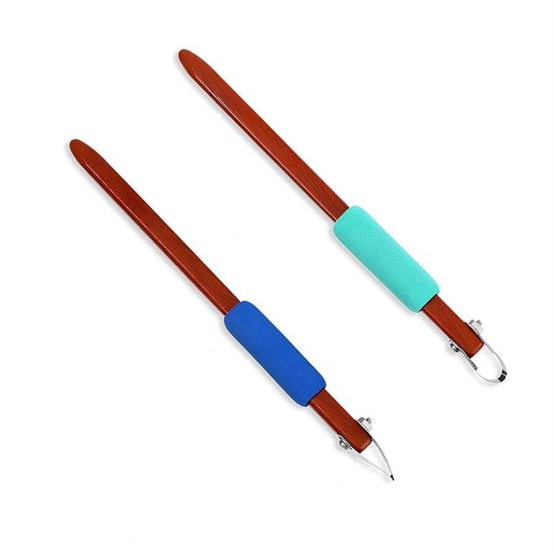 SHGO-Sculpture Scraper Carving Tool Set 2Pcs Pottery Craft Modelling Red Pear Wood Texture Handle
SHGO-Sculpture Scraper Carving Tool Set 2Pcs Pottery Craft Modelling Red Pear Wood Texture Handle