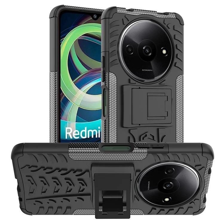 Для Xiaomi Redmi A3 / Poco C61 4G Чехол-подставка ПК + ТПУ с рисунком шин Тонкий чехол для телефона
Для Xiaomi Redmi A3 / Poco C61 4G Чехол-подставка ПК + ТПУ с рисунком шин Тонкий чехол для телефона