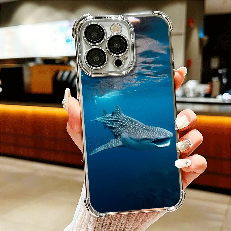 Ocean Whale Shark Soft Phone Case For iPhone 15 16 17 Air 14 Pro Max 16E Plus 13 12 Mini Plating Anti-Fall Fundas iPhone 14
Ocean Whale Shark Soft Phone Case For iPhone 15 16 17 Air 14 Pro Max 16E Plus 13 12 Mini Plating Anti-Fall Fundas iPhone 14