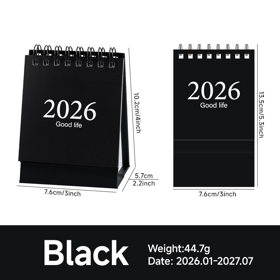 Mini 2026 Calendar Office School Supplies Morandi Color Desk Calendar Monthly Planner Desk Accessories Decor Record Stationery чорний
Mini 2026 Calendar Office School Supplies Morandi Color Desk Calendar Monthly Planner Desk Accessories Decor Record Stationery чорний