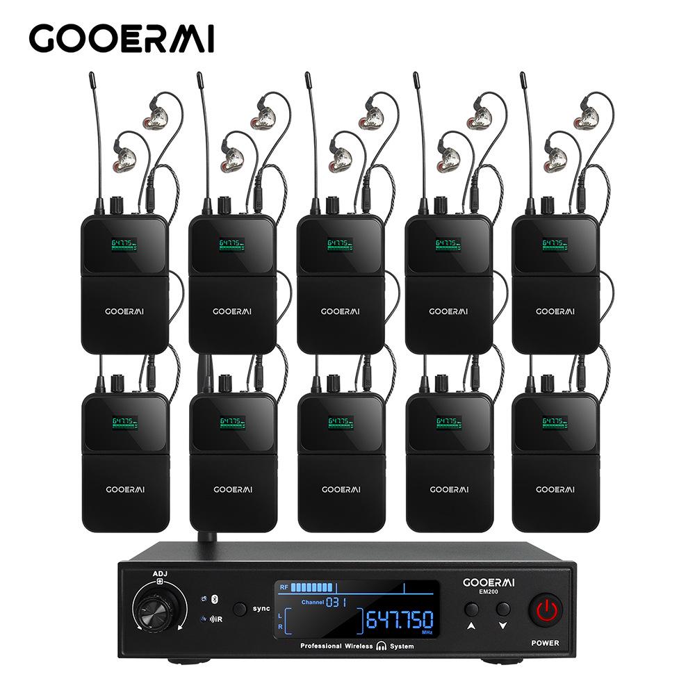 EM200 UHF Бездротовий внутрішньовушний монітор з Bluetooth для професійних сценічних виступів
EM200 UHF Бездротовий внутрішньовушний монітор з Bluetooth для професійних сценічних виступів