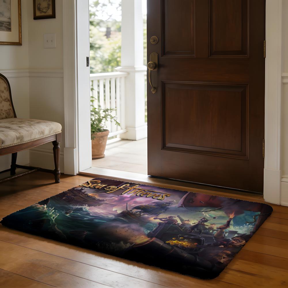 Floor Mat Soft Flannel Rug Non Slip Absorbent Mat for Bathroom Bedroom Home Decor Hot Anime S Sea of T Thieves 50x80cm
Floor Mat Soft Flannel Rug Non Slip Absorbent Mat for Bathroom Bedroom Home Decor Hot Anime S Sea of T Thieves 50x80cm