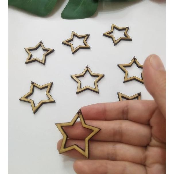 30pcs of Star Frame Wood Blanks,Macrame Earring Frame Findings Hoops, DIY Unfinished Wood Jewellery Blanks (2 ) 2
30pcs of Star Frame Wood Blanks,Macrame Earring Frame Findings Hoops, DIY Unfinished Wood Jewellery Blanks (2 ) 2
