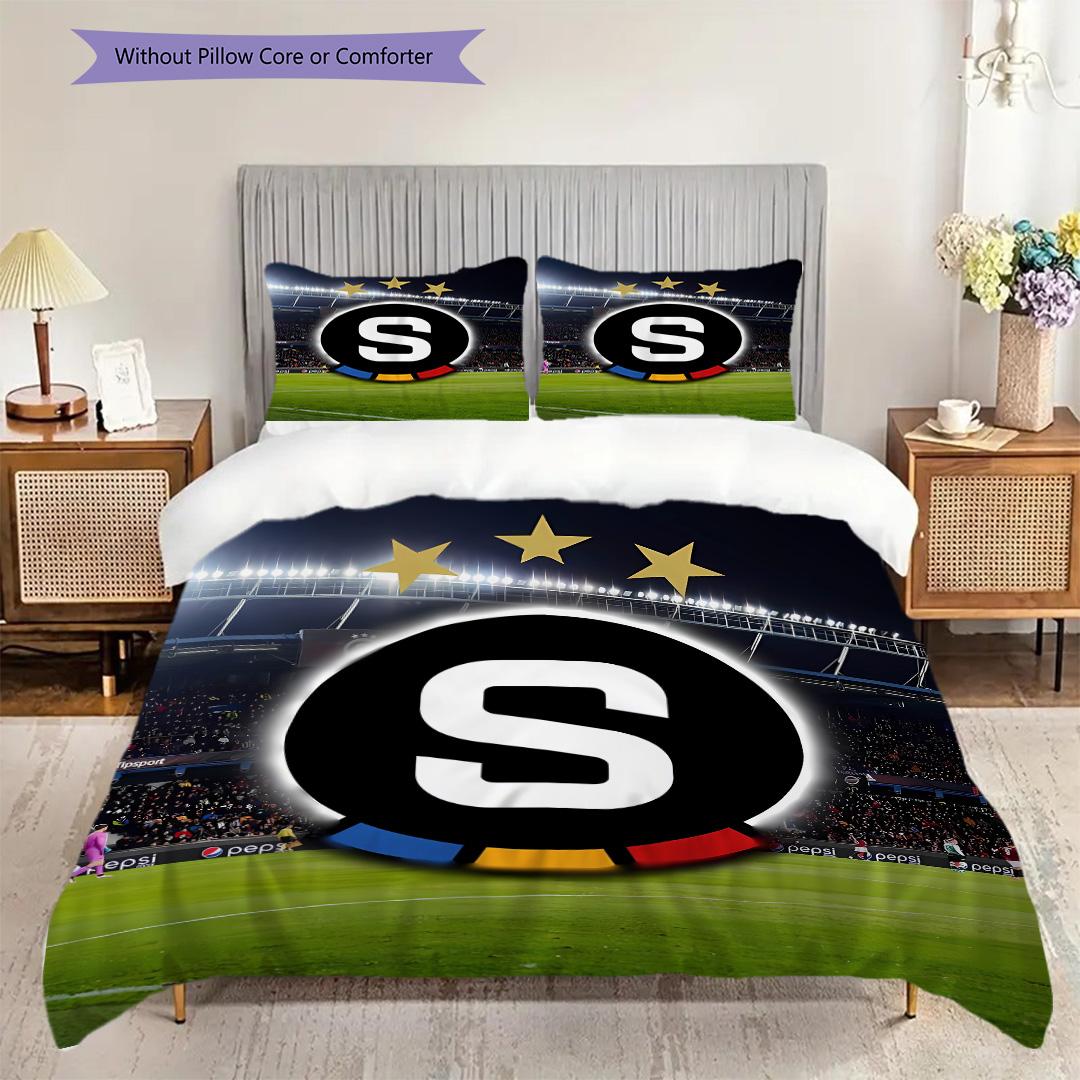 AC Sparta Praha Pattern Bedding Quilt Set Quilt Cover Pillowcase Home Decoration Birthday Gift (1 * duvet cover + 2 * pillowcase, without core) 155x200cm
AC Sparta Praha Pattern Bedding Quilt Set Quilt Cover Pillowcase Home Decoration Birthday Gift (1 * duvet cover + 2 * pillowcase, without core) 155x200cm