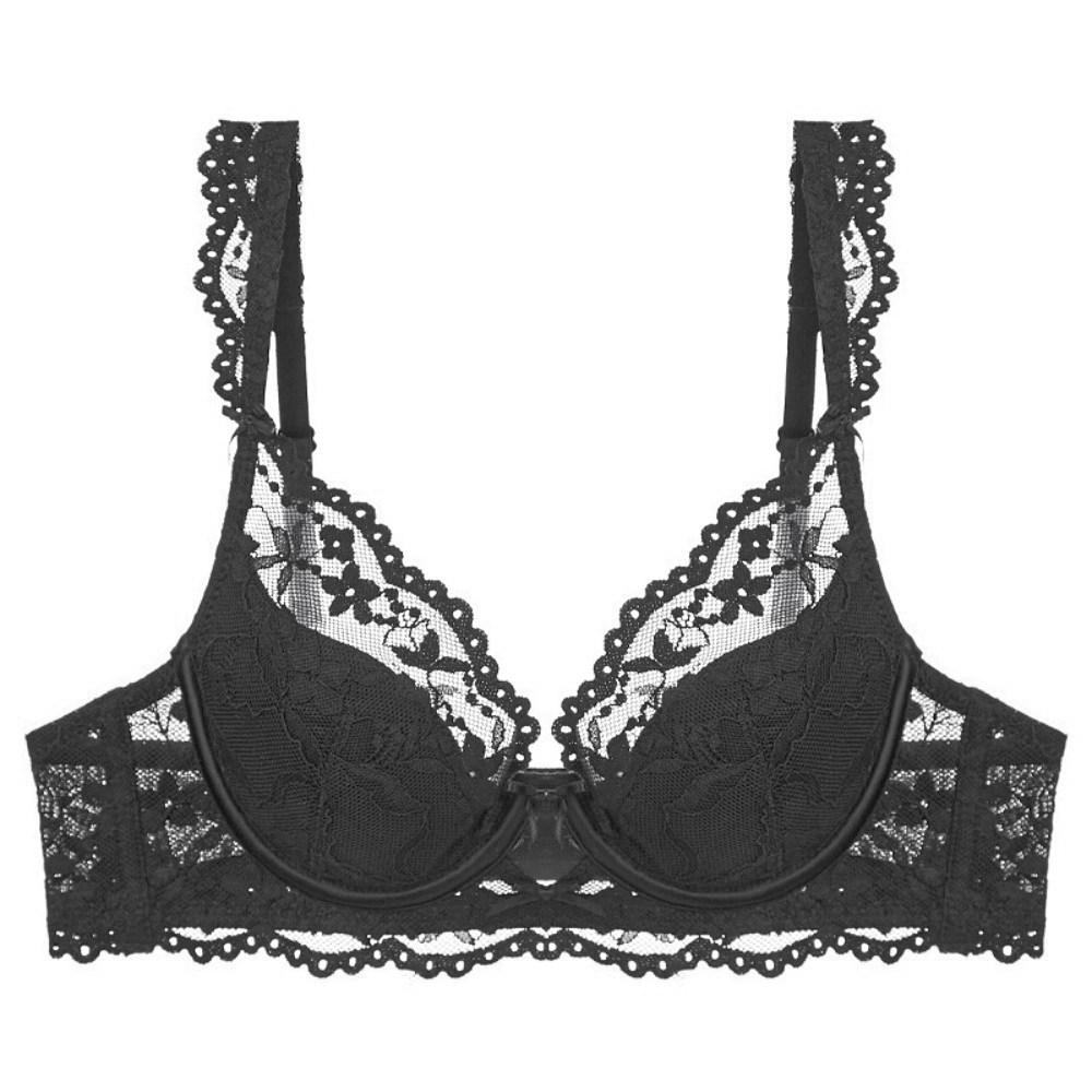 French seamless gathering thin lifting anti-sagging collection sub-breasts pure lace text 38/85AB чорний
French seamless gathering thin lifting anti-sagging collection sub-breasts pure lace text 38/85AB чорний
