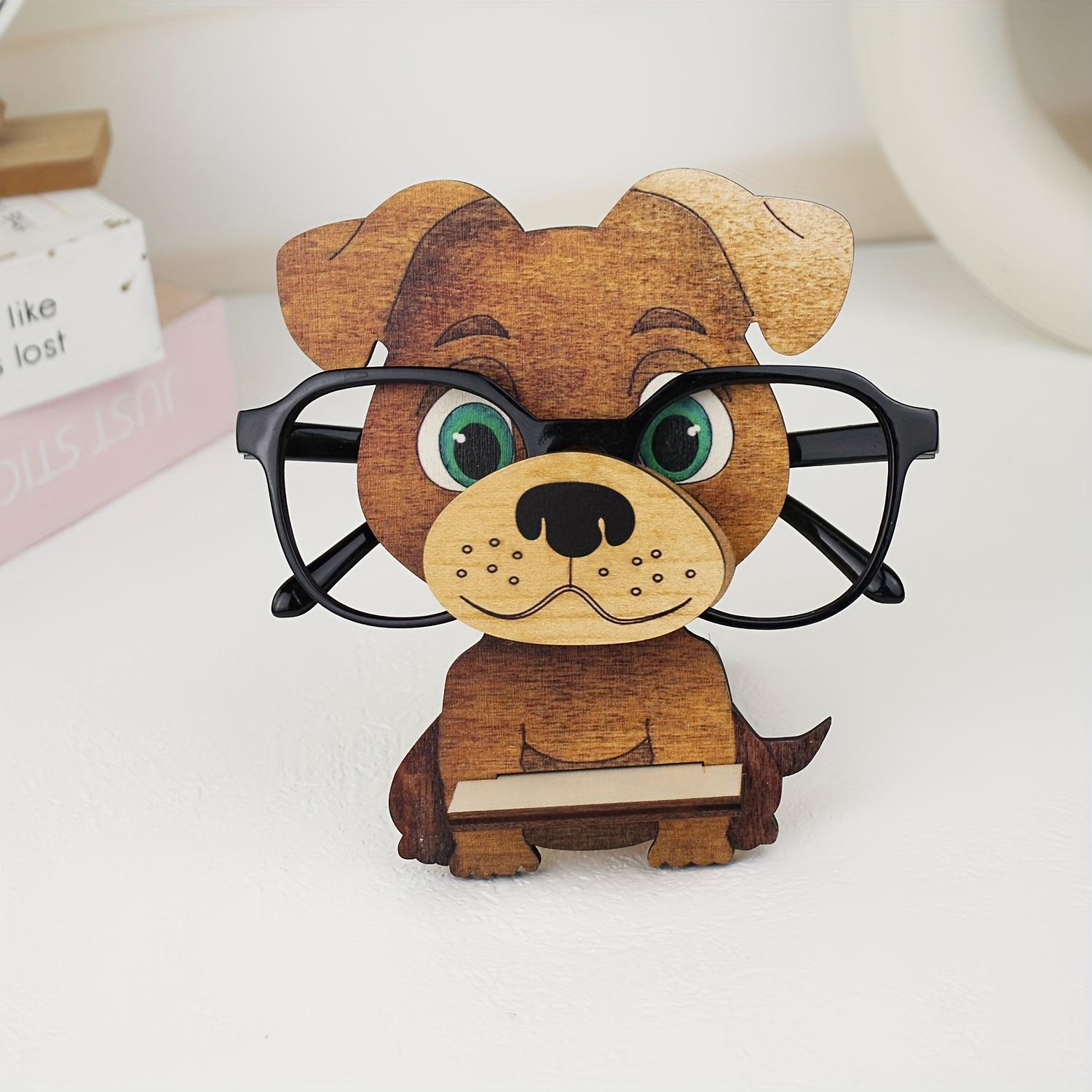 1PC Funny Wooden Yellow Puppy Glasses Frame, Creative and Cute Glasses Display Stand
1PC Funny Wooden Yellow Puppy Glasses Frame, Creative and Cute Glasses Display Stand