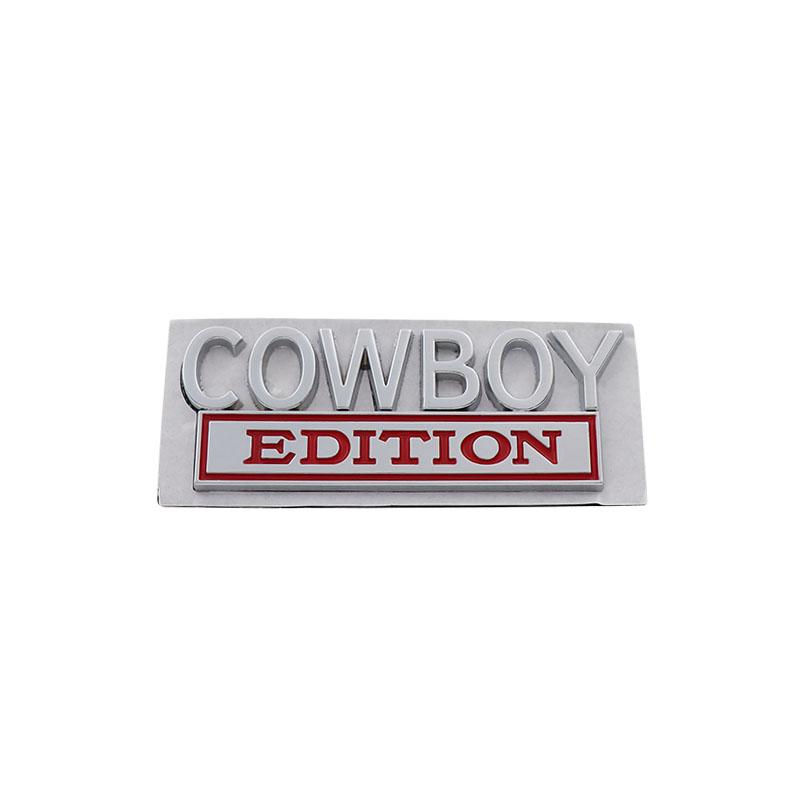 3D Premium Cowboy Edition for car Hood Fender trunk Rear Decal Emblem Badge Sticker chrome-red
3D Premium Cowboy Edition for car Hood Fender trunk Rear Decal Emblem Badge Sticker chrome-red