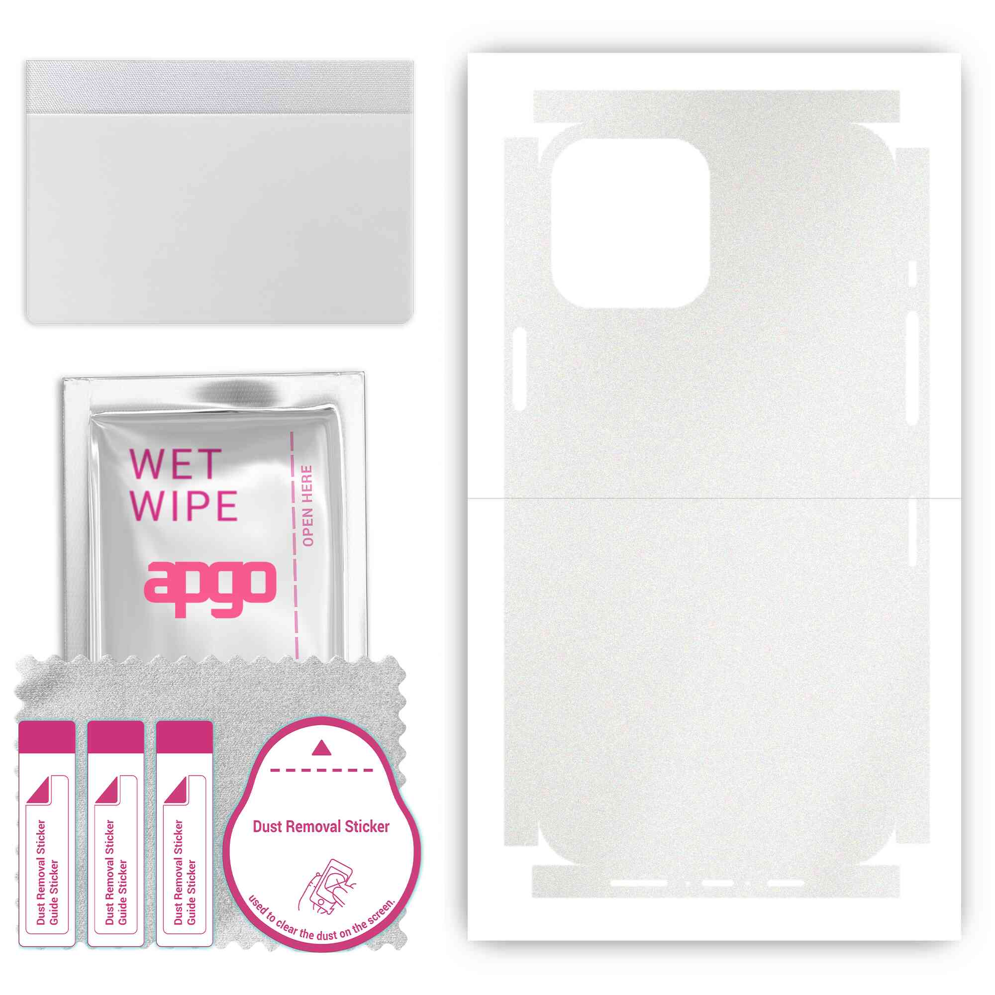 Apgo Protective Skin Sticker for the back+sides compatible with Apple iPhone 12 Pro Max, Full Wrap Film, Foil, Vinyl - Pattern Matte Transparent
Apgo Protective Skin Sticker for the back+sides compatible with Apple iPhone 12 Pro Max, Full Wrap Film, Foil, Vinyl - Pattern Matte Transparent