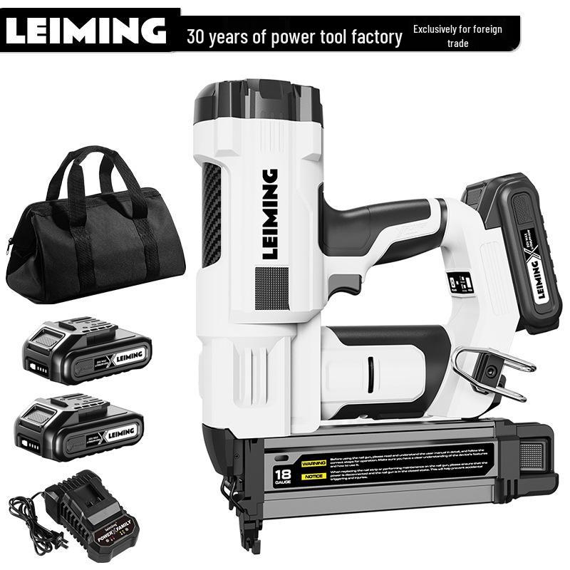 Lei Ming J-150 Electric Brad & Staple Nail Gun for Woodworking 21V Charger
Lei Ming J-150 Electric Brad & Staple Nail Gun for Woodworking 21V Charger
