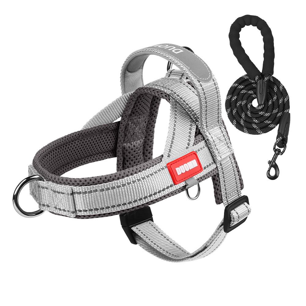 Adjustable Pet Saddle Chest Back With Reflective Strape Dog Outdoor Chest Strap With Color Blocked Traction Rope Pet Harness Set S
Adjustable Pet Saddle Chest Back With Reflective Strape Dog Outdoor Chest Strap With Color Blocked Traction Rope Pet Harness Set S