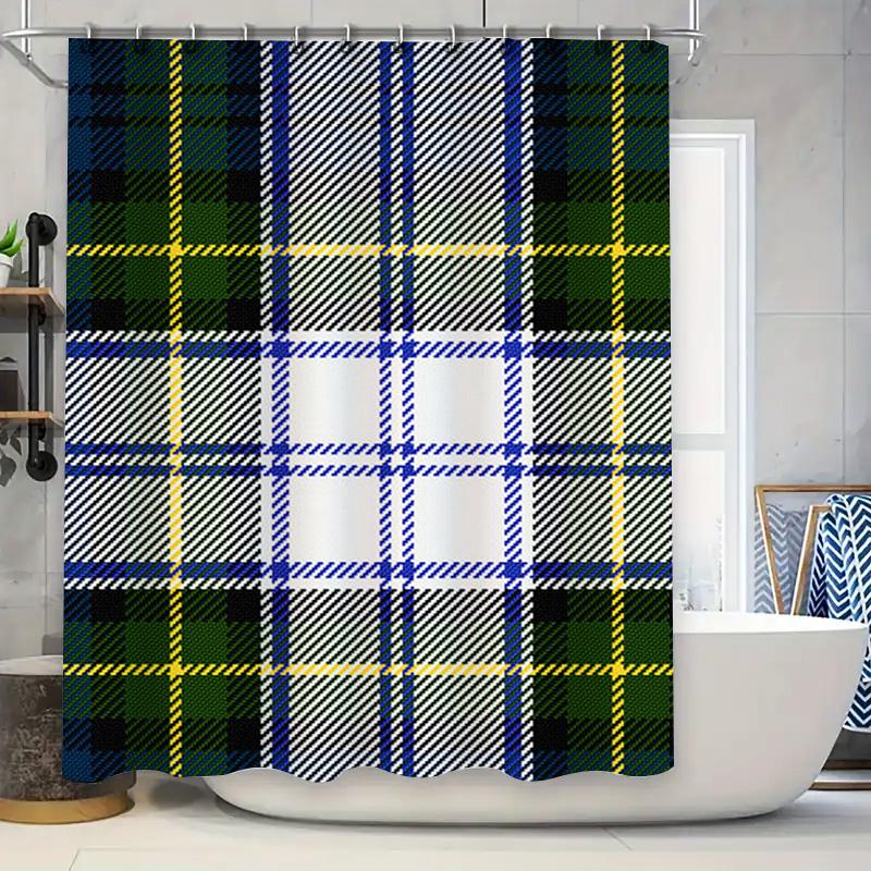 Green Plaid Shower Curtain Waterproof Bathroom Decor Blue Yellow Striped Home Decorative Polyester Fabric Modern Bath Mat W60H190(CM)-1 Pcs
Green Plaid Shower Curtain Waterproof Bathroom Decor Blue Yellow Striped Home Decorative Polyester Fabric Modern Bath Mat W60H190(CM)-1 Pcs