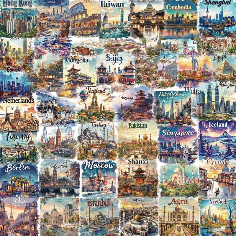 50PCS Cartoon City PET Sticker Aesthetic Decoration Scrapbooking Korean Stationery DIY Hand Accounting Tools Supplies
50PCS Cartoon City PET Sticker Aesthetic Decoration Scrapbooking Korean Stationery DIY Hand Accounting Tools Supplies