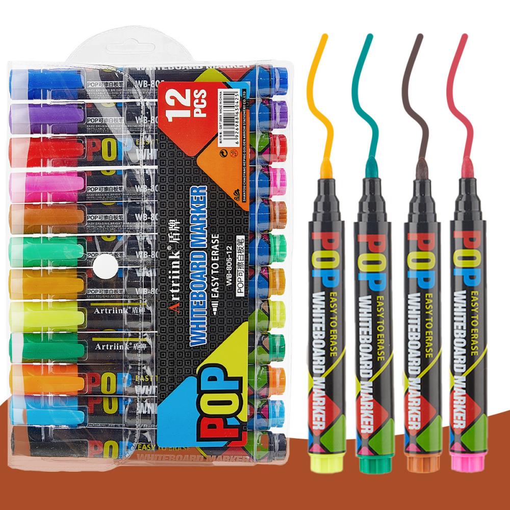 12 Color Erasable Whiteboard Marker Set,Children s Drawing Board,Teacher s Teaching,Office,Conferencing,School Educational Items
12 Color Erasable Whiteboard Marker Set,Children s Drawing Board,Teacher s Teaching,Office,Conferencing,School Educational Items