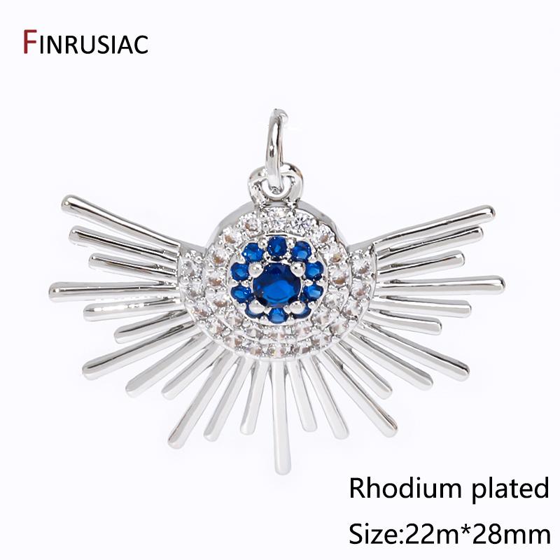 Trendy 18K Gold Plated Brass Eye Pendant,Inlaid Zircon Blue Eye Charms For DIY Jewelry Making Accessories Findings 1 piece
Trendy 18K Gold Plated Brass Eye Pendant,Inlaid Zircon Blue Eye Charms For DIY Jewelry Making Accessories Findings 1 piece
