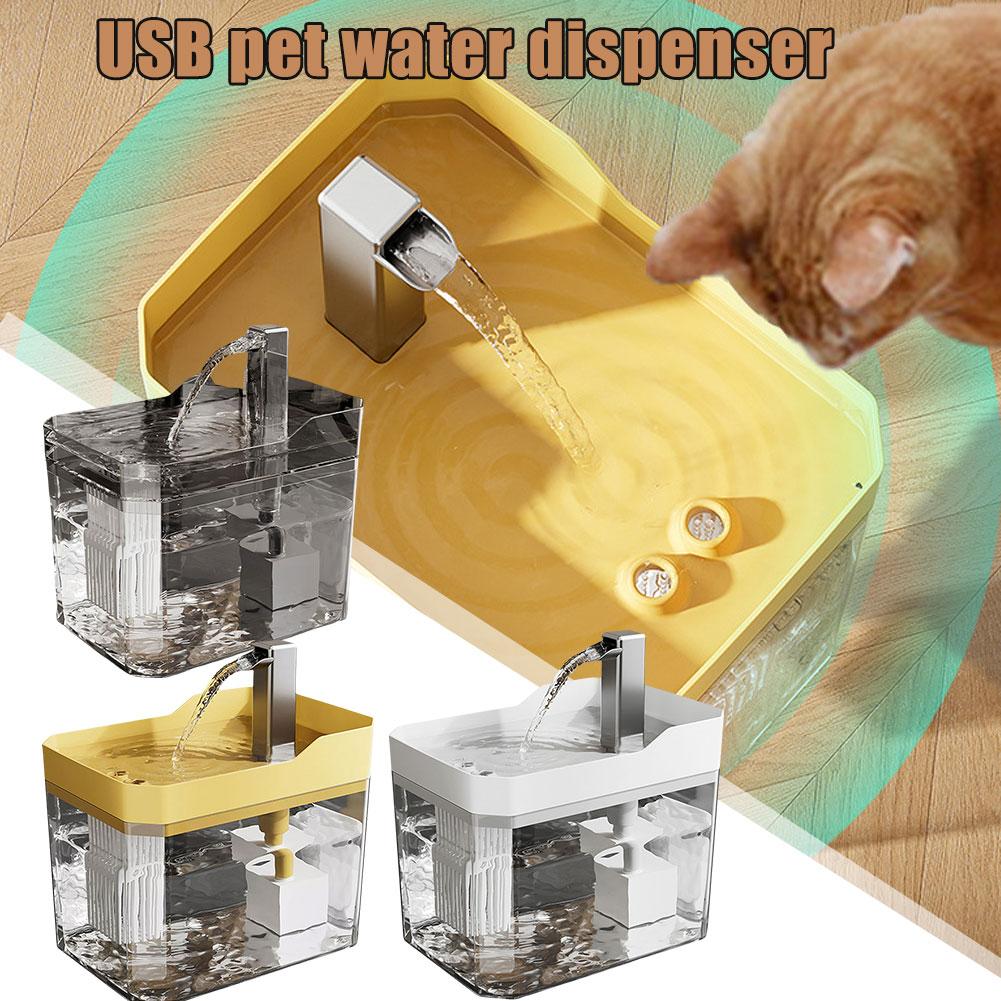 Автоматический дозатор воды для домашних животных 1,5 литра USB Smart Silent Feeder Anti-Dry Recirculating Filtrati H6N9 Yellow-1pcs
Автоматический дозатор воды для домашних животных 1,5 литра USB Smart Silent Feeder Anti-Dry Recirculating Filtrati H6N9 Yellow-1pcs