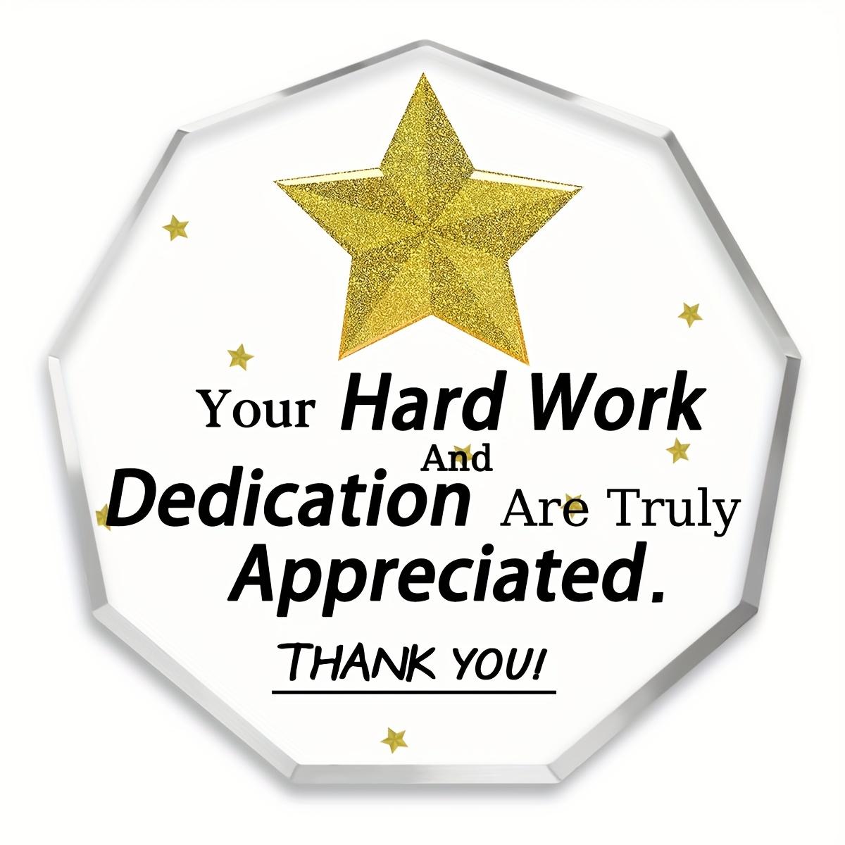 with Golden Star Design, for Employees, Bosses, Nurses, Teachers, and Retirement | Motivational Desk Decor for Office or Home, Employee Appreciation 10*10cm
with Golden Star Design, for Employees, Bosses, Nurses, Teachers, and Retirement | Motivational Desk Decor for Office or Home, Employee Appreciation 10*10cm