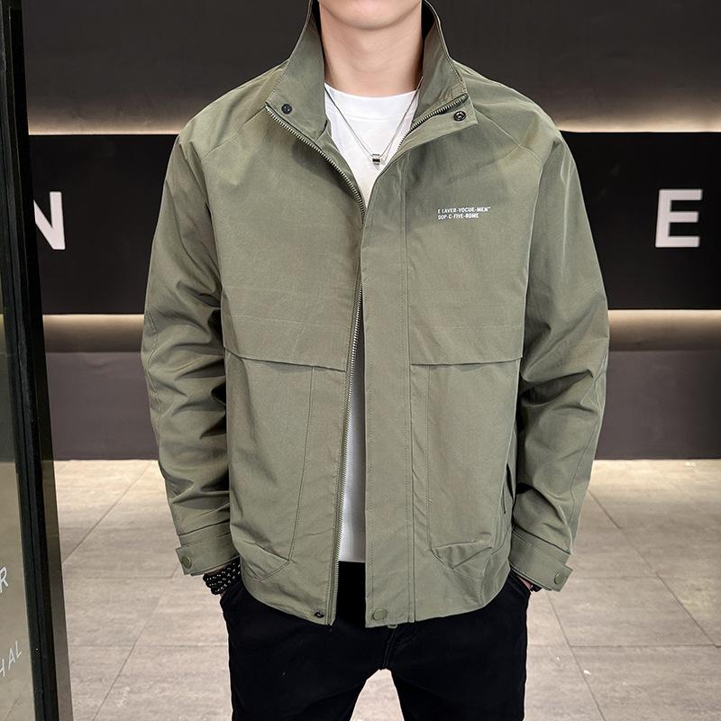 Мужская куртка Весна Новая Стойка Воротник Мода Универсальный Инструментальный Топ Свободный Повседневный Мода Мужское Пальто 4XL (recommended 185-102.5kg) зелёный
Мужская куртка Весна Новая Стойка Воротник Мода Универсальный Инструментальный Топ Свободный Повседневный Мода Мужское Пальто 4XL (recommended 185-102.5kg) зелёный