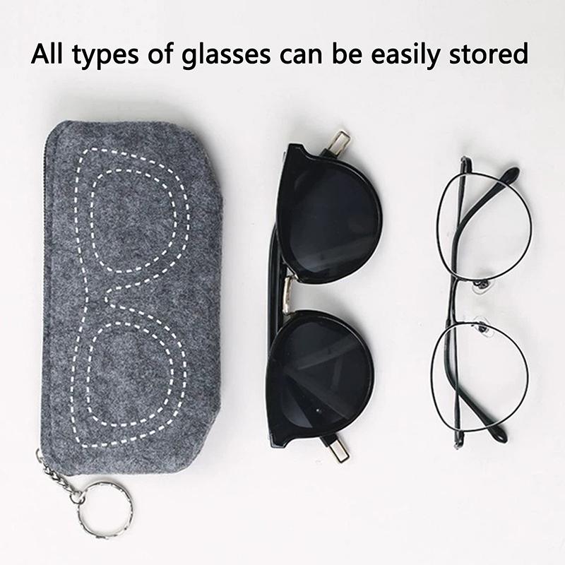 Felt Glasses Case Bag Portable Soft Zipper Reading Glasses Protector Sunglasses Pouch Sunglasses Case Box Cosmetic Bag Pen Bag темно-синього кольору
Felt Glasses Case Bag Portable Soft Zipper Reading Glasses Protector Sunglasses Pouch Sunglasses Case Box Cosmetic Bag Pen Bag темно-синього кольору