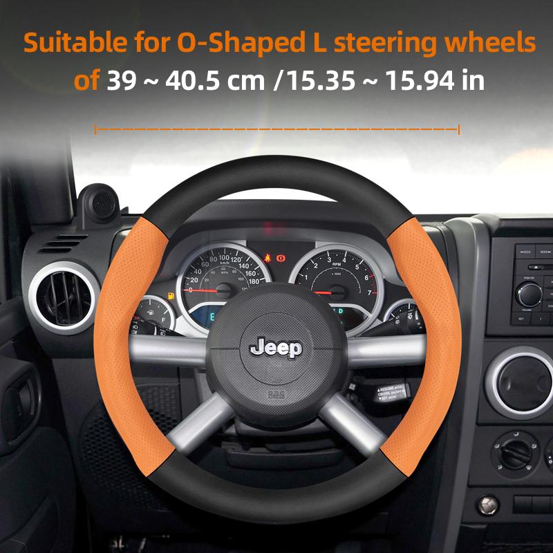 Applicable to Jeep carbon fiber texture steering wheel cover, compass, Rebel, Wrangler, JK, JL, steering wheel cover accessories
Applicable to Jeep carbon fiber texture steering wheel cover, compass, Rebel, Wrangler, JK, JL, steering wheel cover accessories