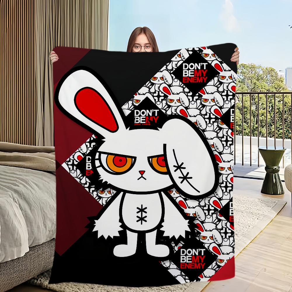 comfort warm soft B-Bloody plush cartoon blanket for sofa Bunny cool living room fashion office bedroom travel Flannel gift 30x40in
comfort warm soft B-Bloody plush cartoon blanket for sofa Bunny cool living room fashion office bedroom travel Flannel gift 30x40in