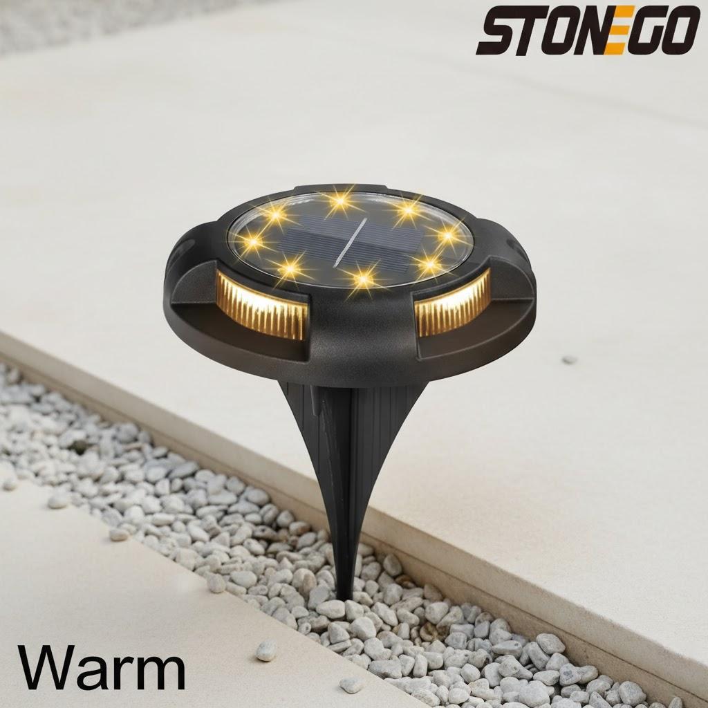 12LED Solar Powered Outdoor Garden Pathway Lights Waterproof Landscape Lighting Lawn Yard Decor теплим білим кольором
12LED Solar Powered Outdoor Garden Pathway Lights Waterproof Landscape Lighting Lawn Yard Decor теплим білим кольором