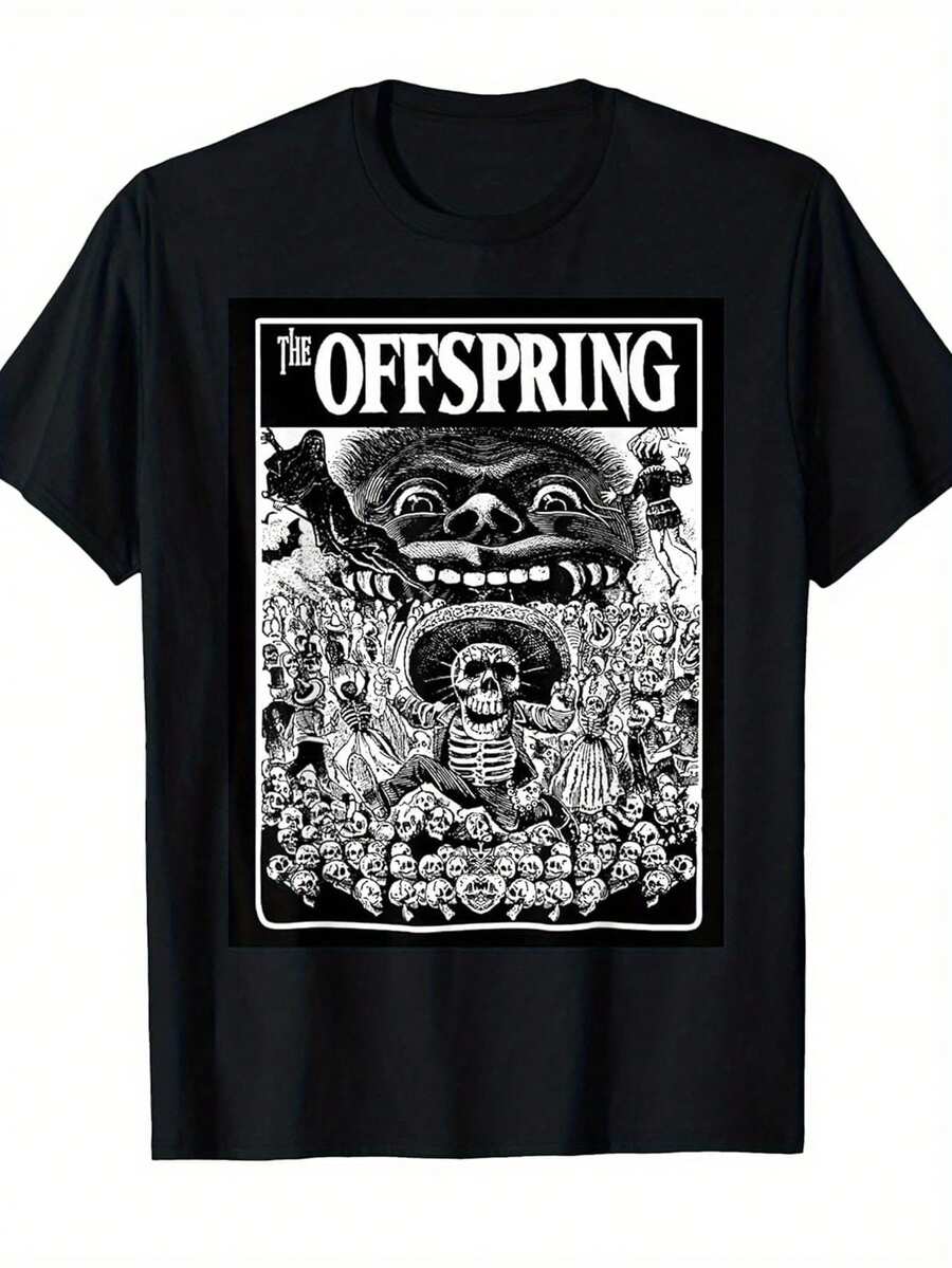 UnisexS Black TShirt With The Offspring Band Graphic Print Crowd Scene Design Casual Crew Neck S
UnisexS Black TShirt With The Offspring Band Graphic Print Crowd Scene Design Casual Crew Neck S