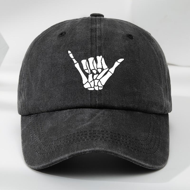 Personalized Skull Finger Baseball Cap Fashion Gesture Washed Peaked Cap Old Retro Soft Top Hat чёрный
Personalized Skull Finger Baseball Cap Fashion Gesture Washed Peaked Cap Old Retro Soft Top Hat чёрный