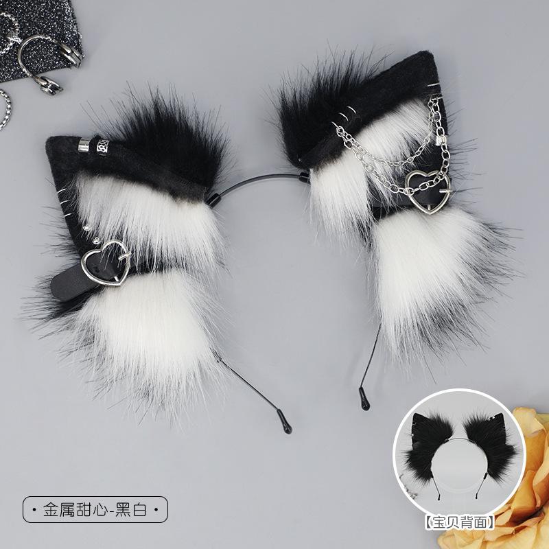 Handmade cute plush animal ears cosplay comic show punk headband Spice girl headgear European and American style hair accessories
Handmade cute plush animal ears cosplay comic show punk headband Spice girl headgear European and American style hair accessories