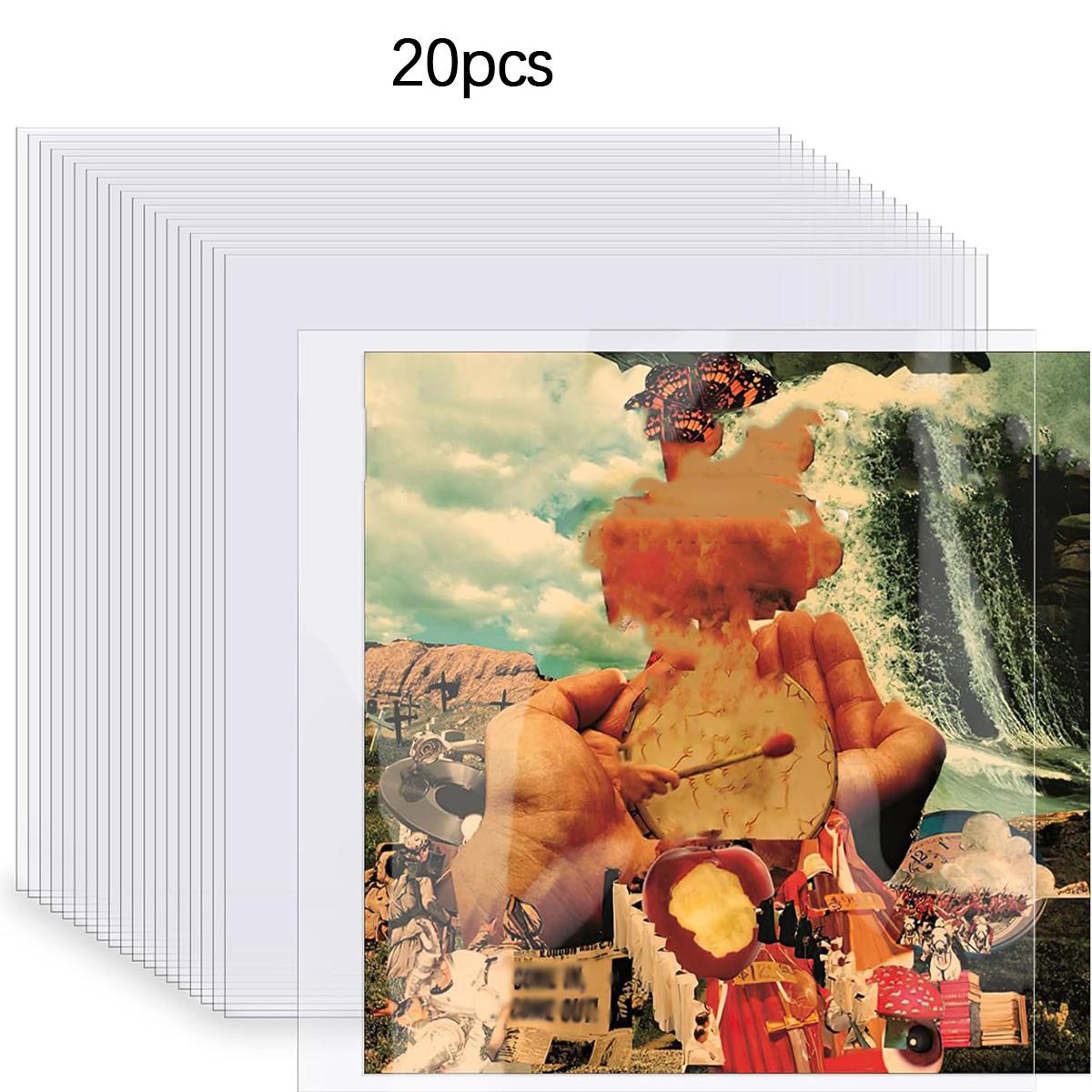 12-inch vinyl record protective sleeve, transparent bag for turntable LP records, open record bag, 32.3cm*32cm, 20/50 pieces
12-inch vinyl record protective sleeve, transparent bag for turntable LP records, open record bag, 32.3cm*32cm, 20/50 pieces